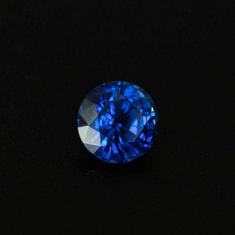 1.20CT CEYLON ROUND SAPPHIRE, VIBRANT ROYAL BLUE, 6x4.10MM