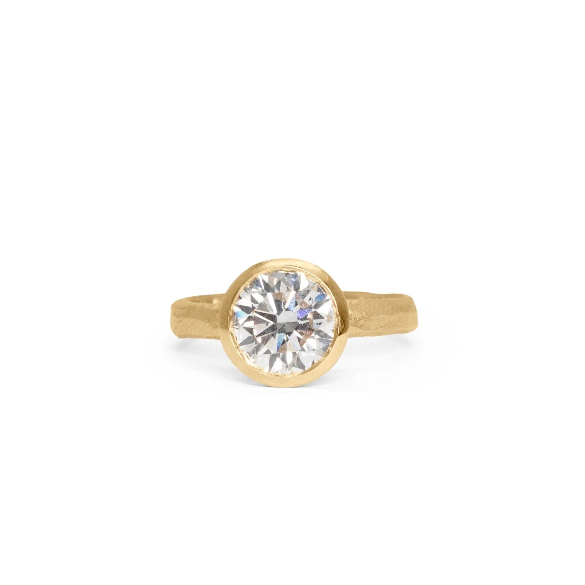 18K Atlantic 2.04CT Brilliant Round Lab Diamond Ring