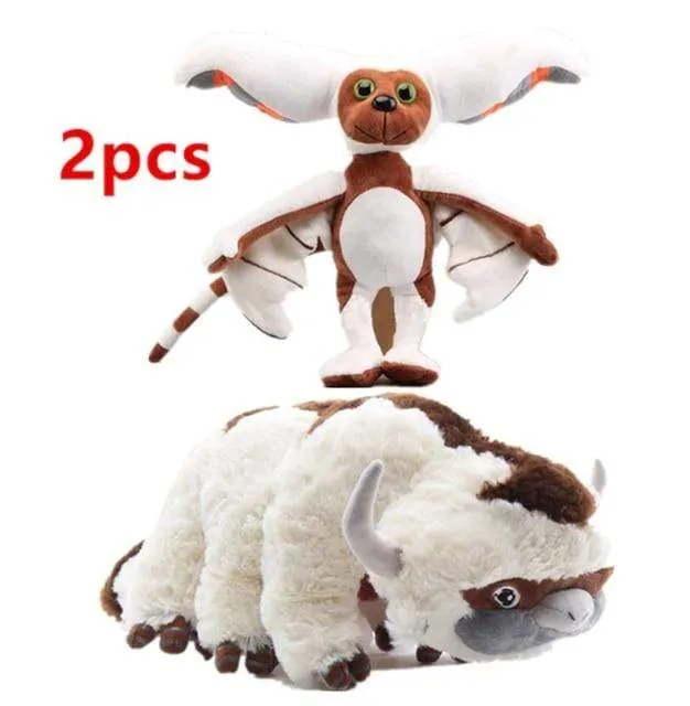 20 Inch 50cm Big Size Anime Kawaii Avatar The Last Airbender Appa Plush Toys TV Series Rare Peluche Minion Stuffed Dolls Kid Toy