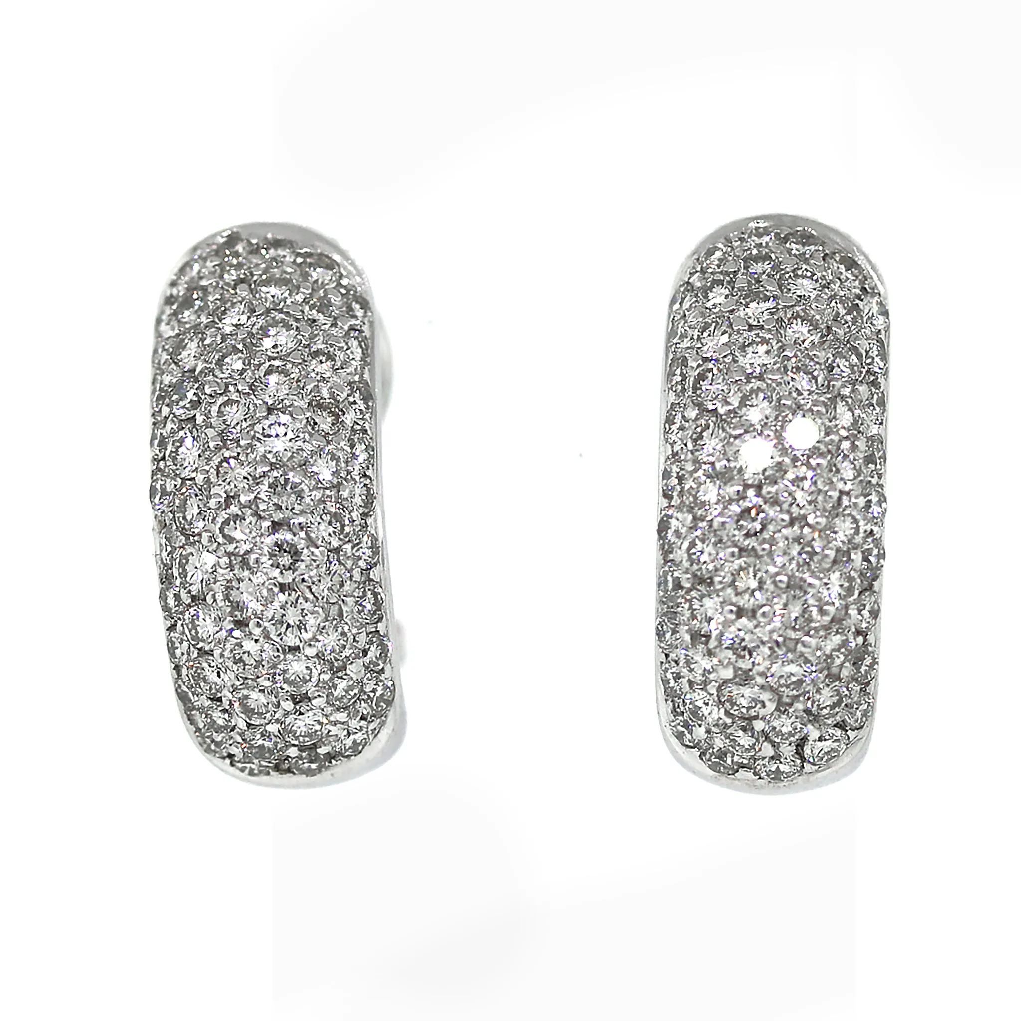 2.16 carat Diamond Huggies Earrings