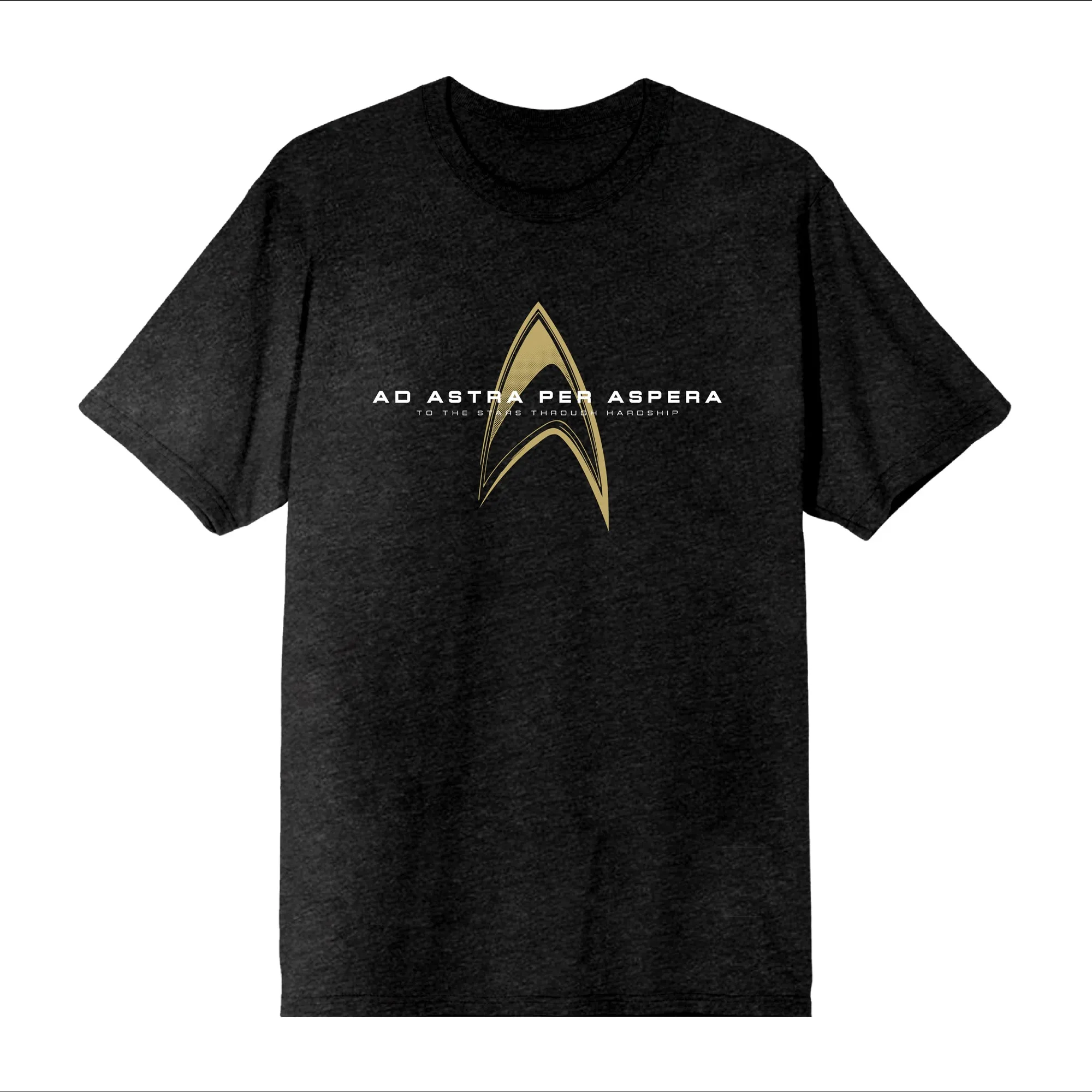 Ad Astra Per Aspera Heather Black Tee