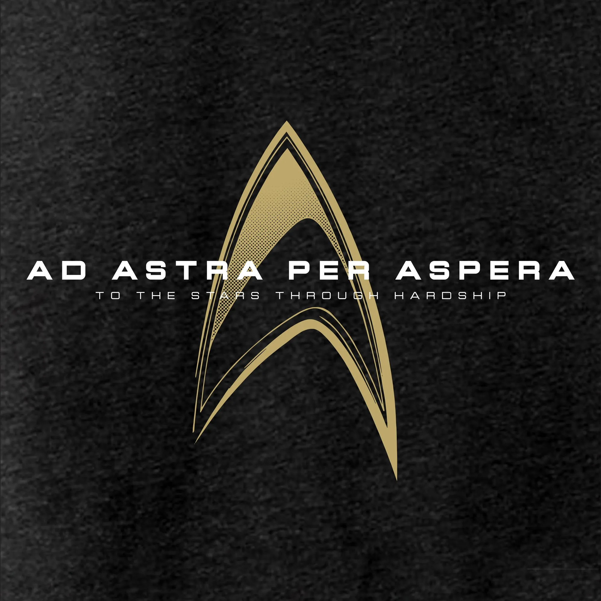 Ad Astra Per Aspera Heather Black Tee