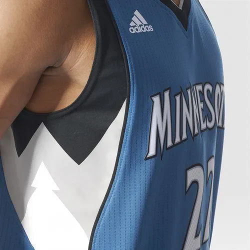 Adidas Andrew Wiggins Minnesota Timberwolves #22 Nba Jersey Away Blue A69836