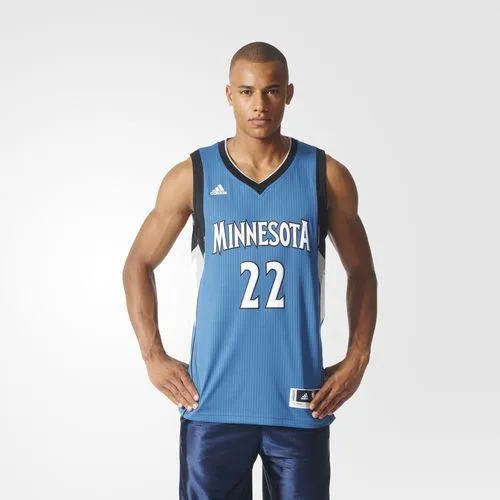 Adidas Andrew Wiggins Minnesota Timberwolves #22 Nba Jersey Away Blue A69836