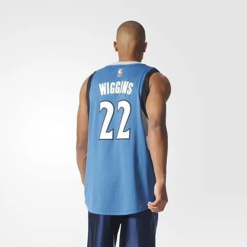 Adidas Andrew Wiggins Minnesota Timberwolves #22 Nba Jersey Away Blue A69836