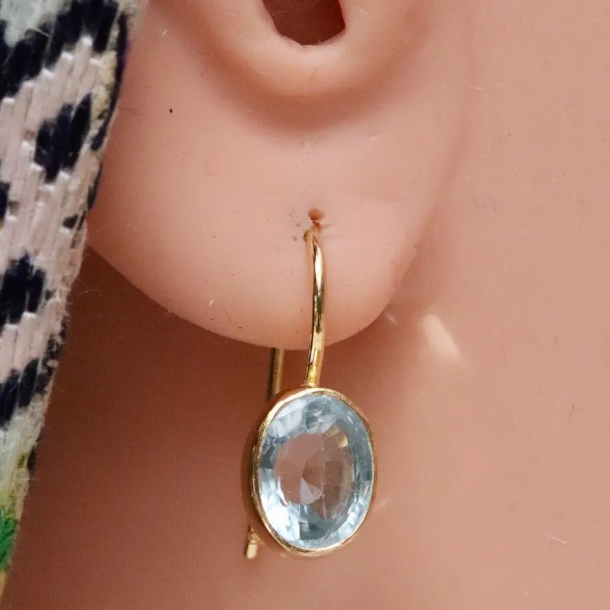 Aegean Aquamarine Earrings