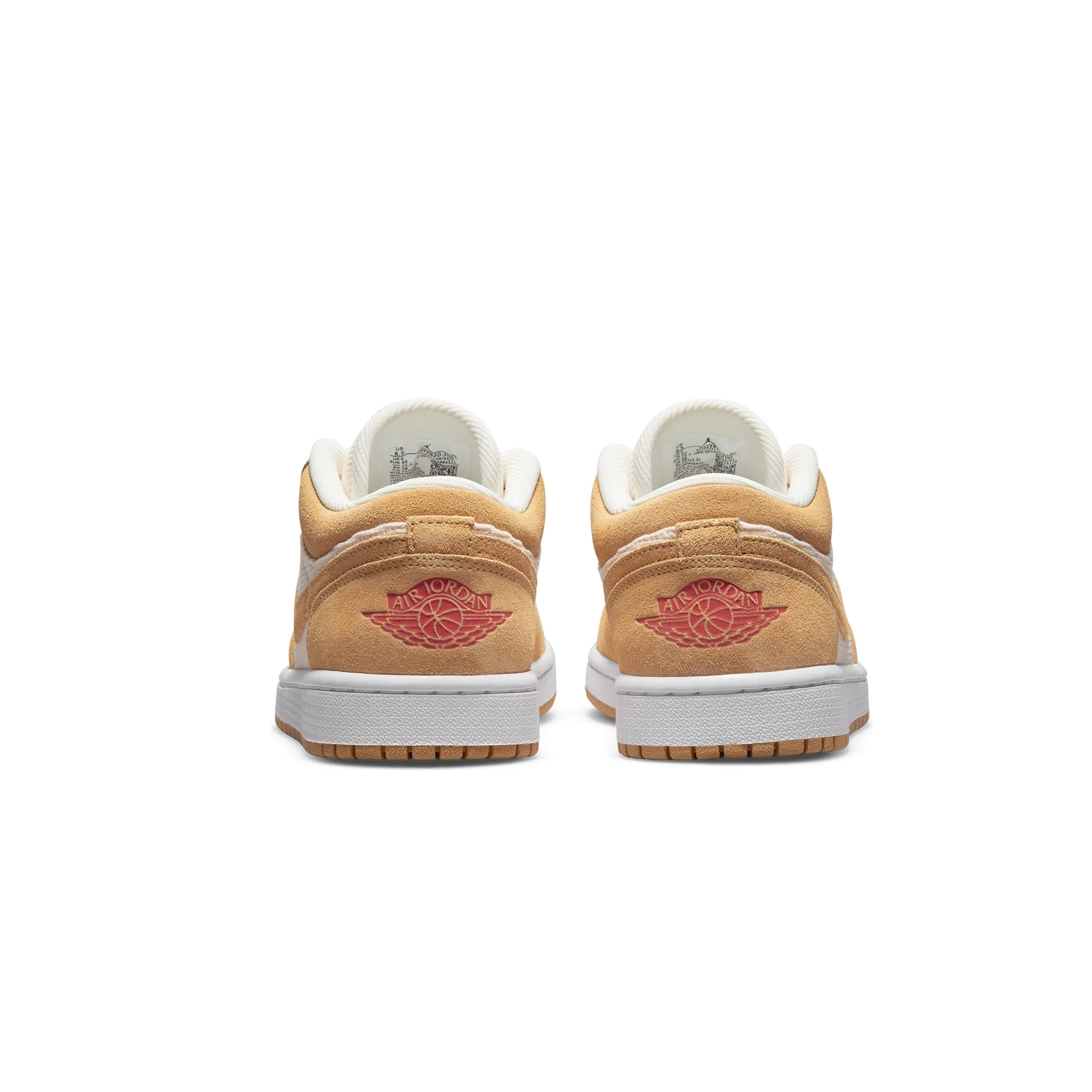 Air Jordan Womens 1 Low SE Shoes Twine/Orange