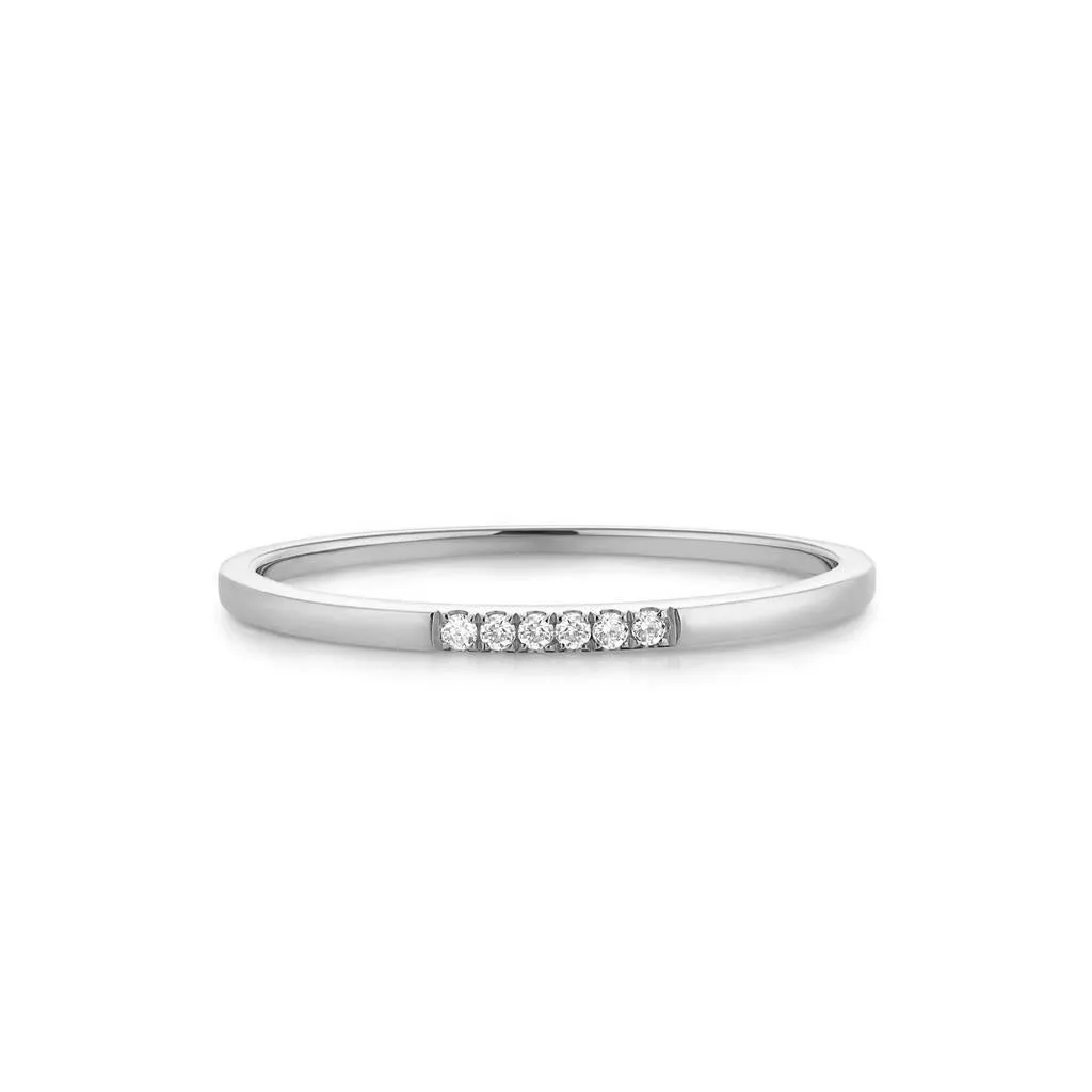 Aurelie Gi Lola Diamond Stacking Ring