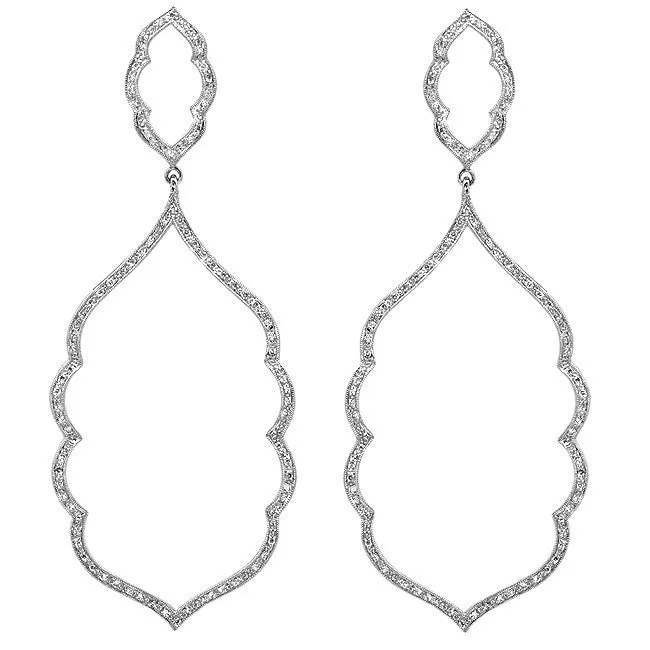 Beverley K Diamond Clover Earrings