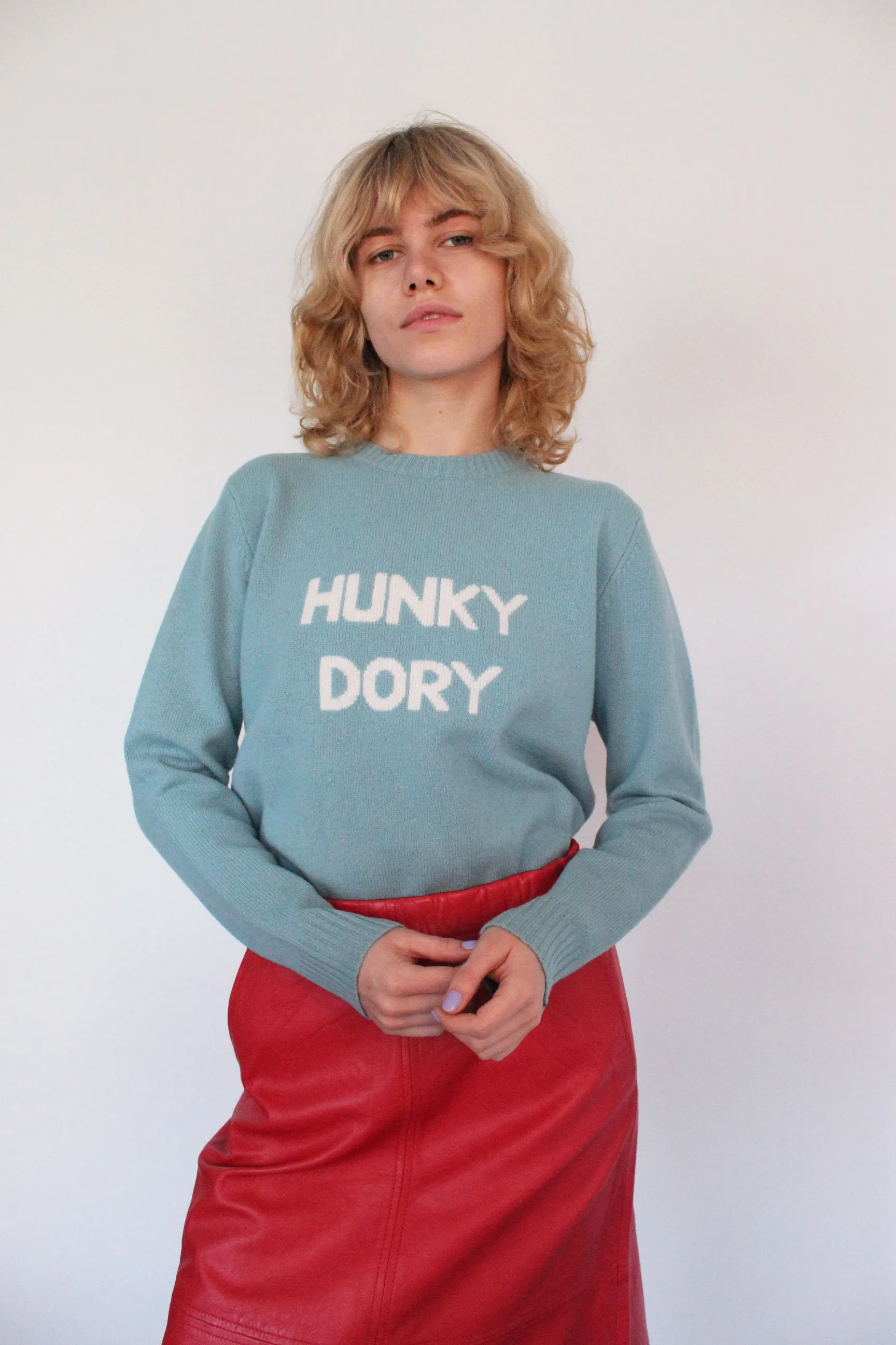 BF Hunky Dory Jumper in Nursery Blue