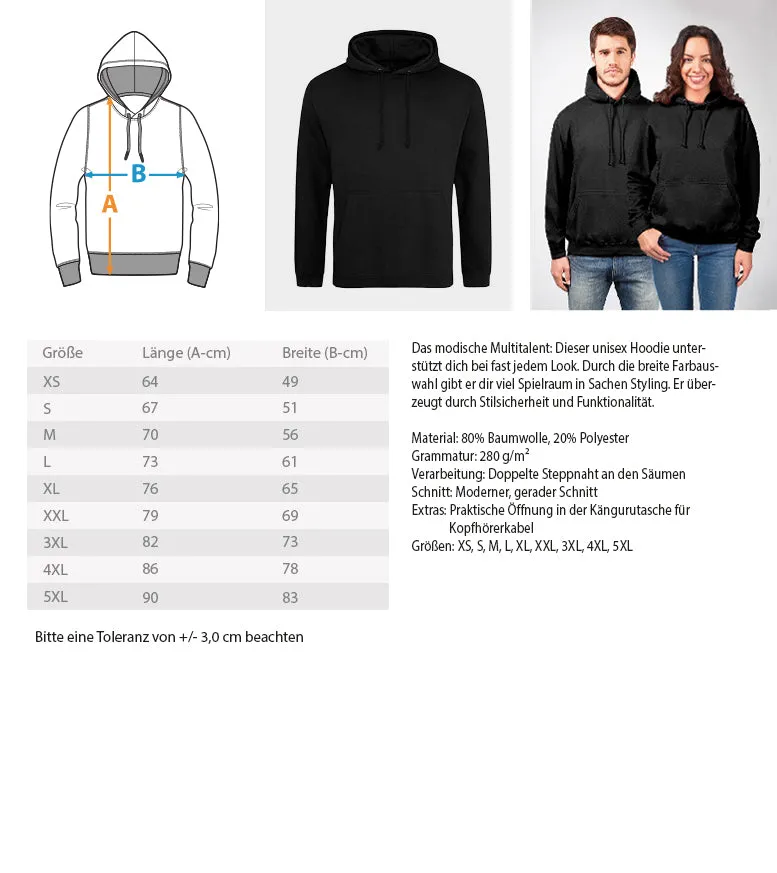 Bin da kann lossäen  - Unisex Kapuzenpullover Hoodie