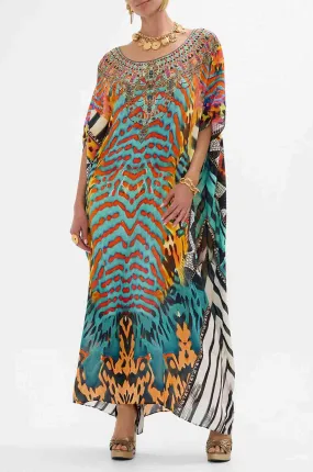 Camilla - Desert Visions Round Neck Kaftan