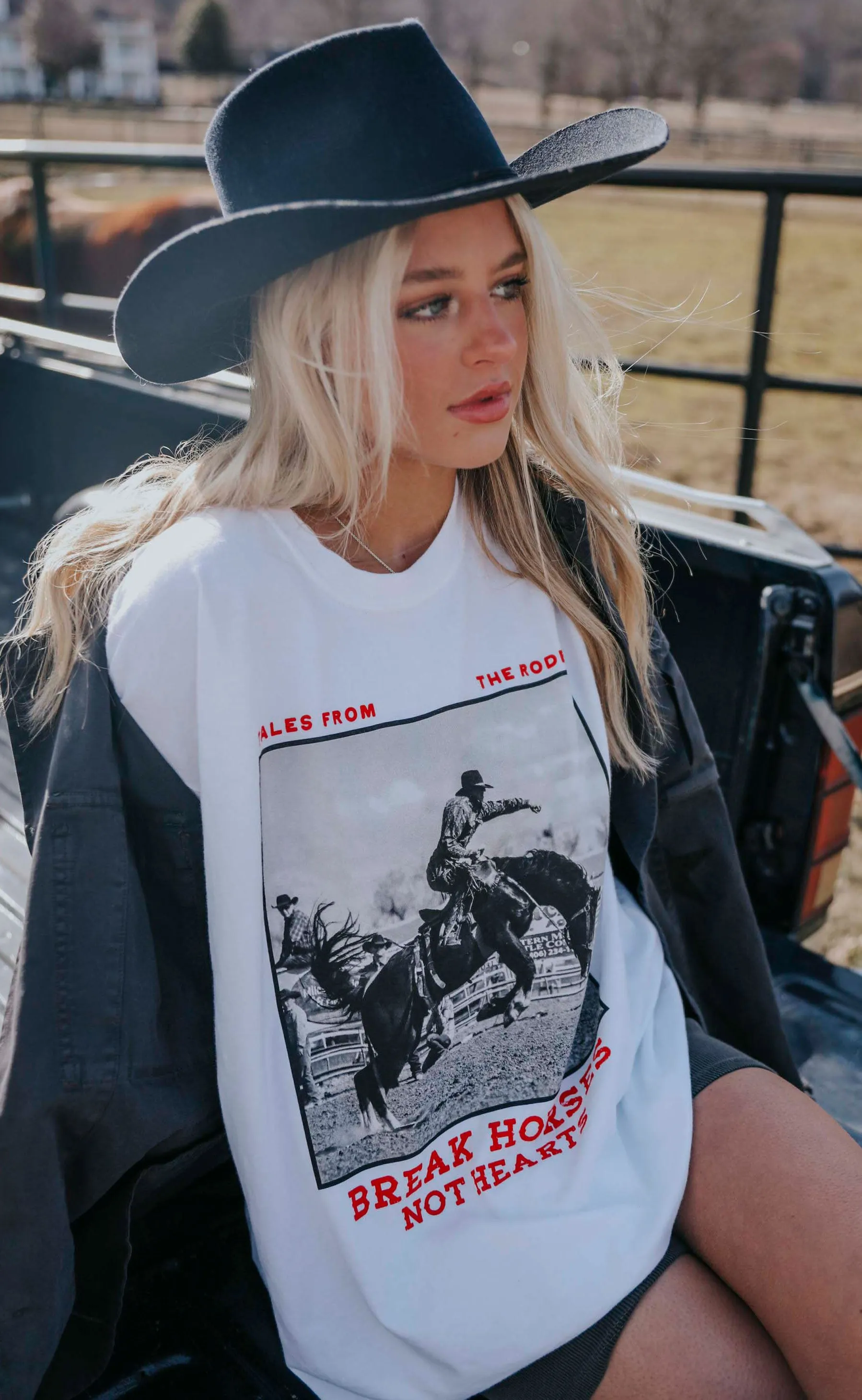 charlie southern: break horses not hearts t shirt