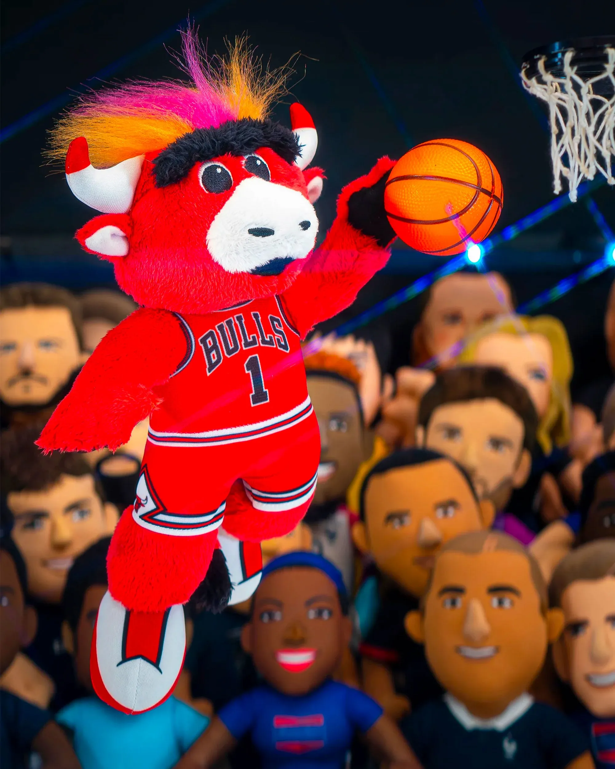 Chicago Bulls Benny The Bull 10 Mascot Plush Figure Icon