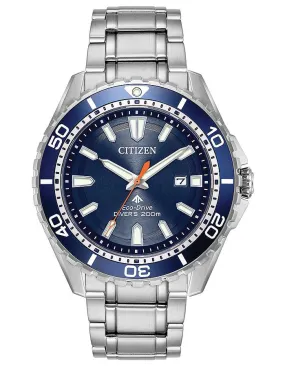 Citizen Eco-Drive Promaster Diver ISO Compliant - Blue Dial - Steel Bracelet