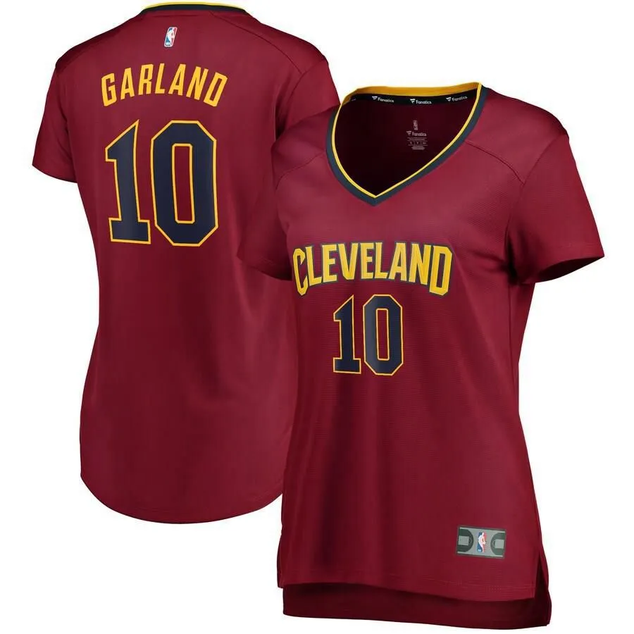 Cleveland Cavaliers Darius Garland Fanatics Branded Replica Fast Break Icon Jersey Womens - Burgundy | Ireland J8869O6