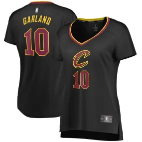 Cleveland Cavaliers Darius Garland Fanatics Branded Replica Fast Break Statement Jersey Womens - Black | Ireland K8747W7