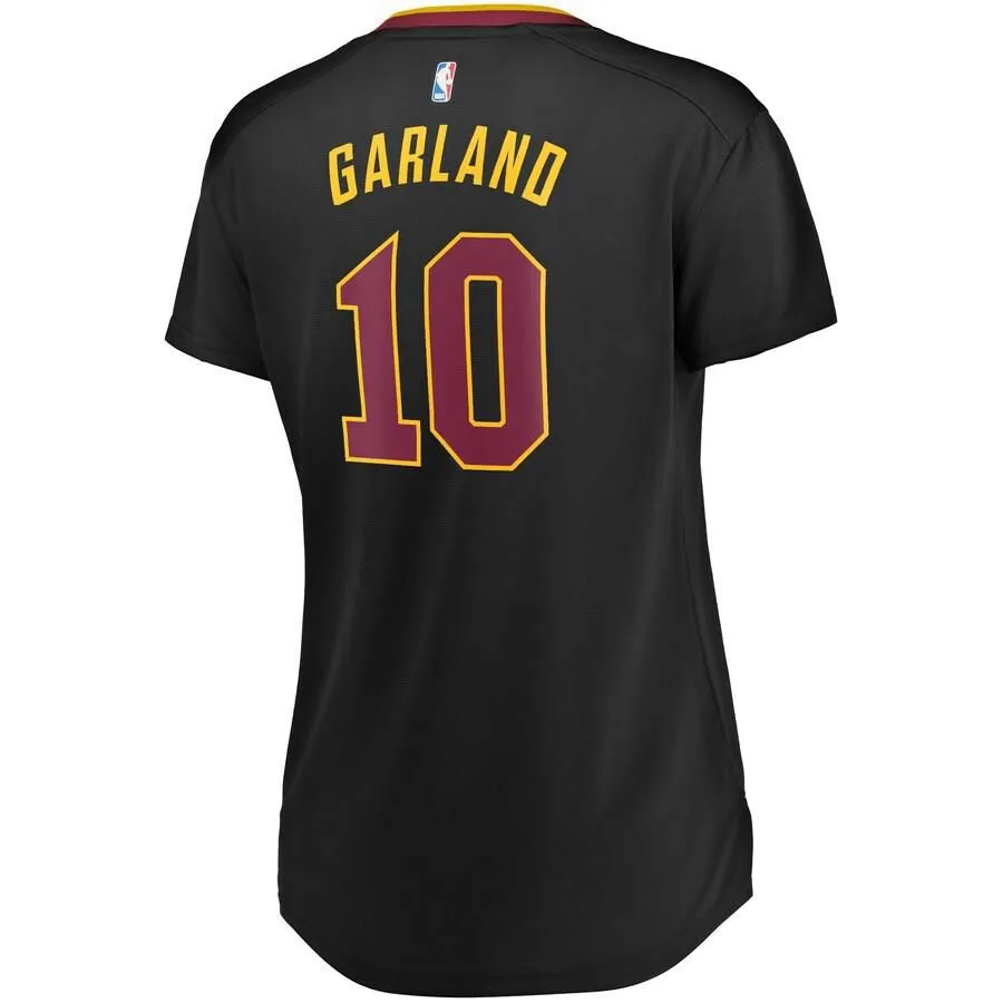 Cleveland Cavaliers Darius Garland Fanatics Branded Replica Fast Break Statement Jersey Womens - Black | Ireland K8747W7