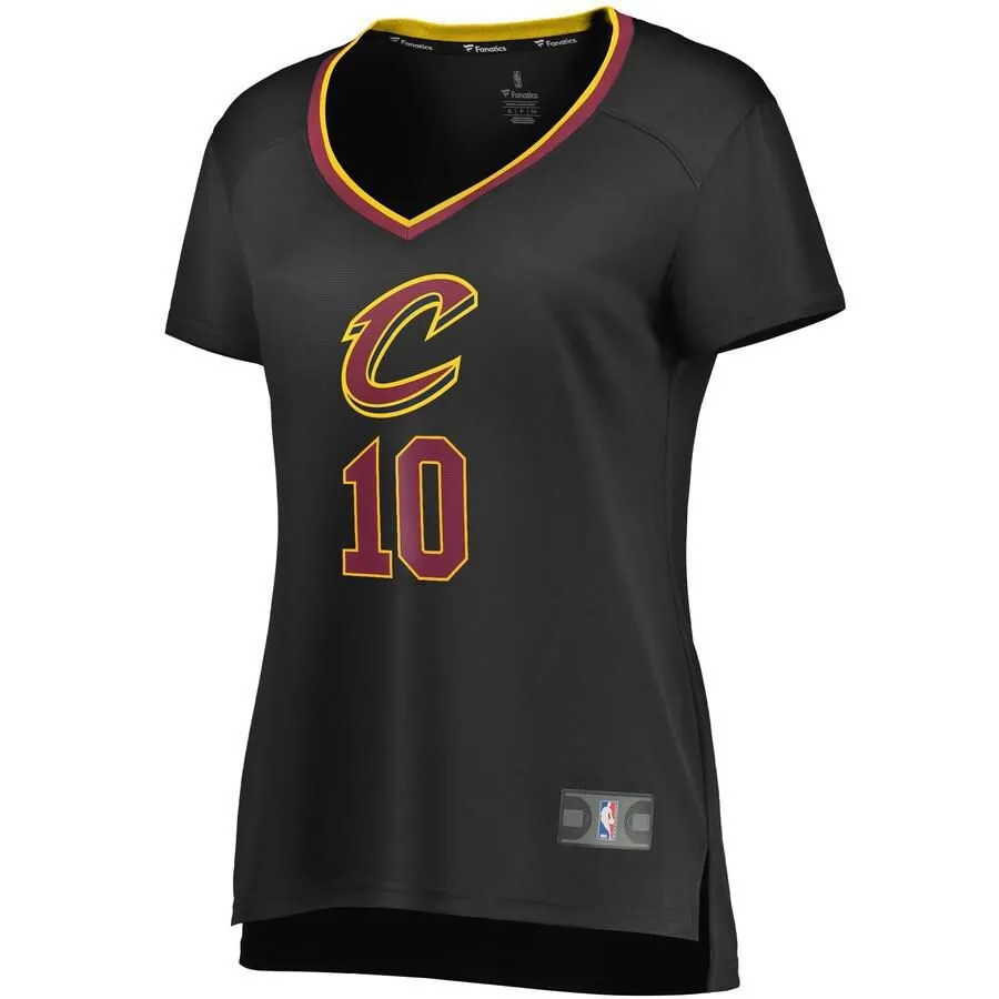 Cleveland Cavaliers Darius Garland Fanatics Branded Replica Fast Break Statement Jersey Womens - Black | Ireland K8747W7