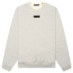 Crewneck Sweater - Light Heather Grey