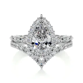 Dawn Lab Grown Diamond Bridal Set -18K White Gold