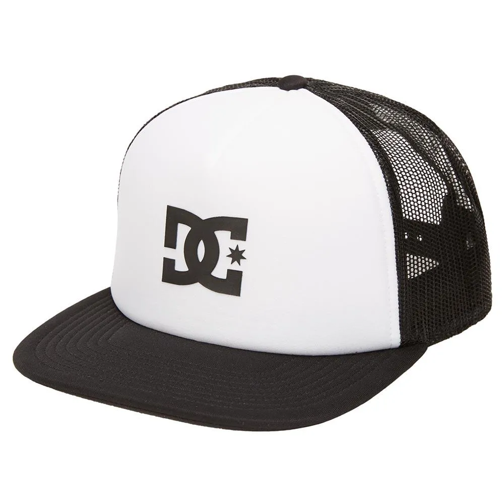 DC Gas Station Truck Boy Cap - White/Black