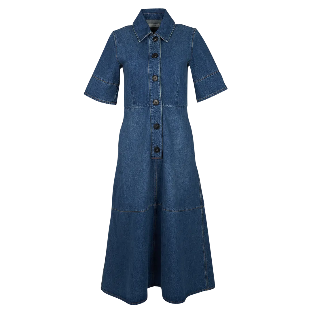 Denim Shirtdress