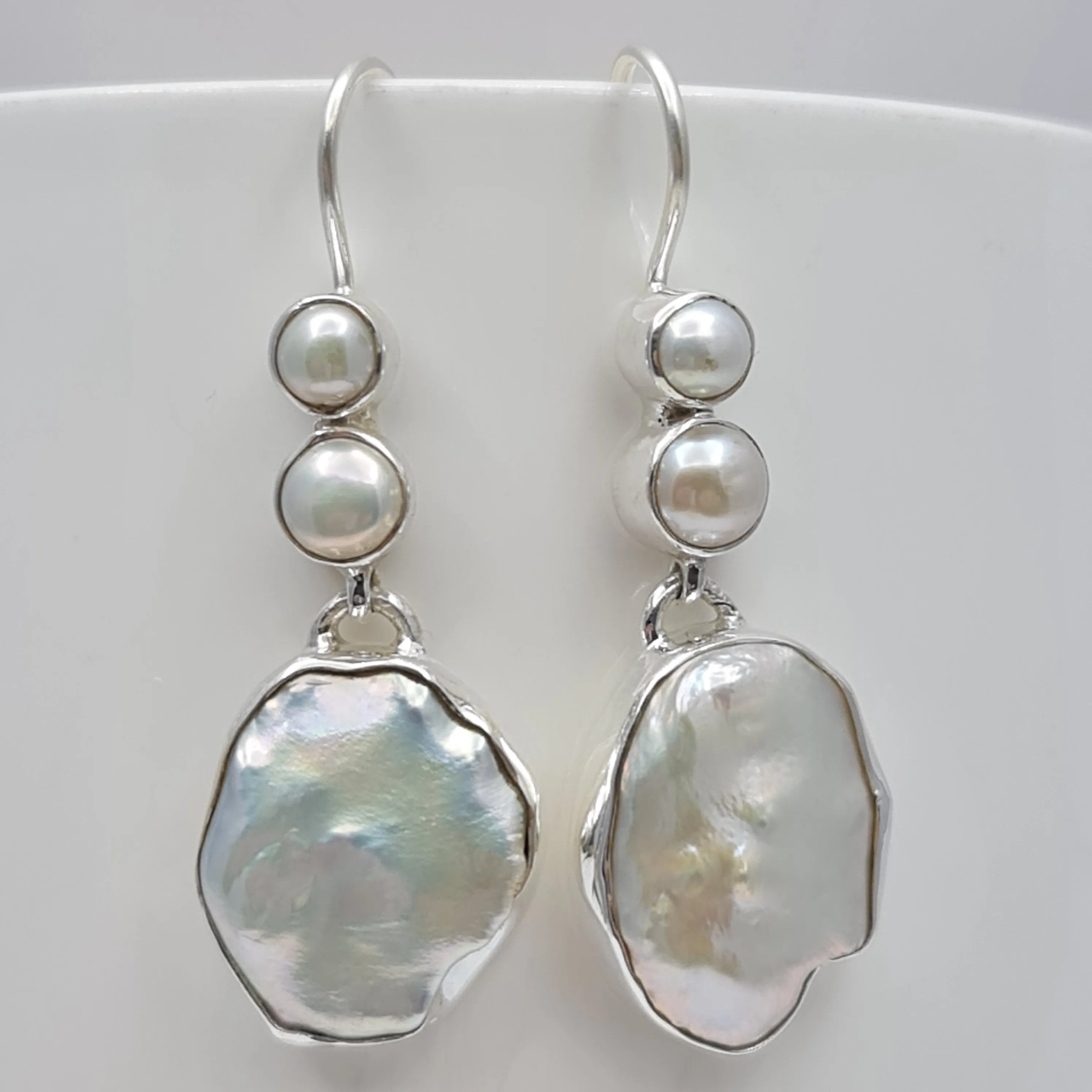 Dominique Baroque Freshwater Pearl drop earrings