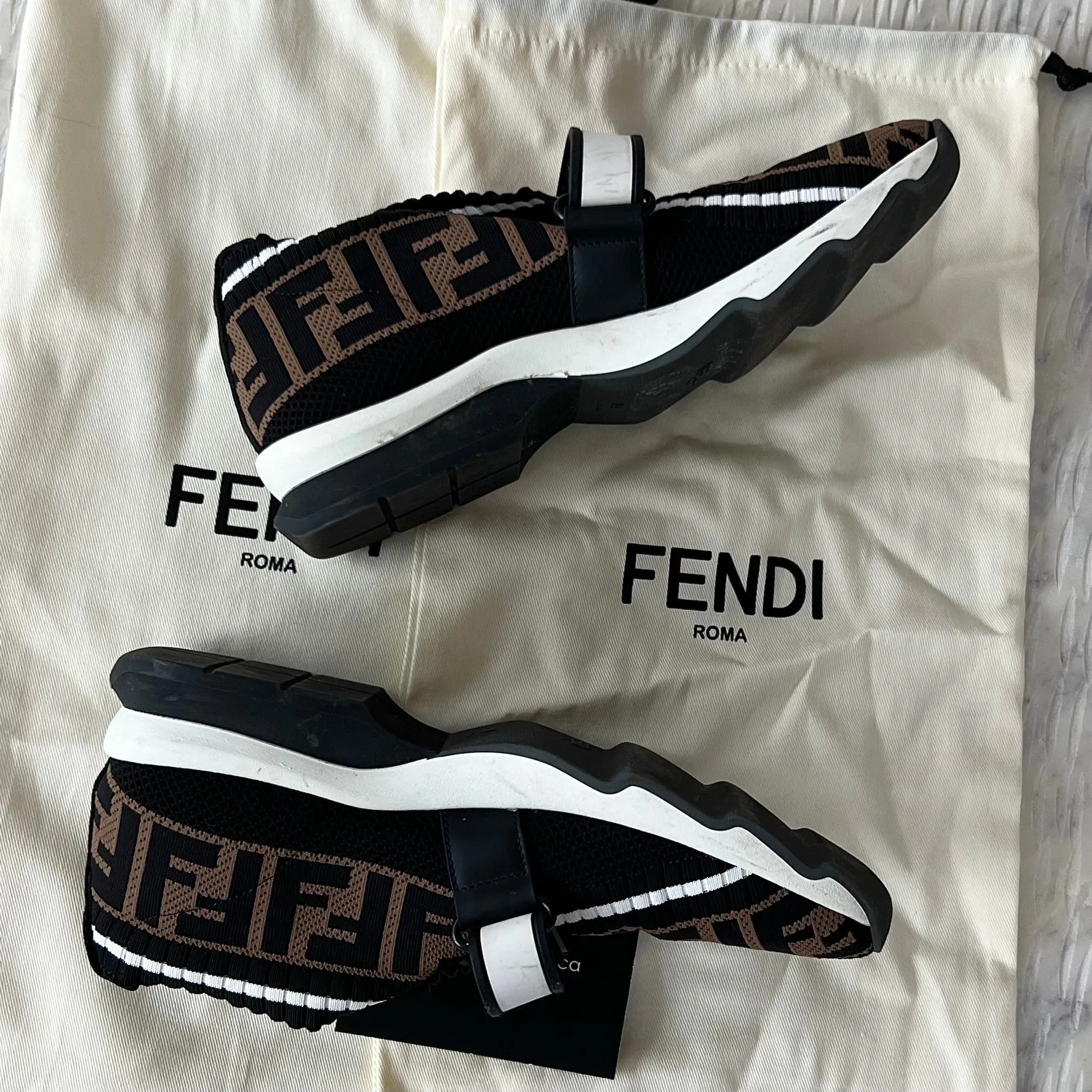 Fendi Love Fabric Sneakers