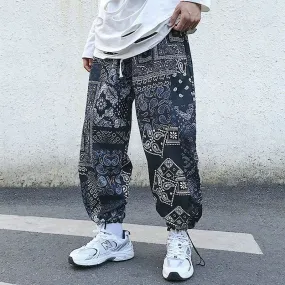 Foesce -Funny Men Harem Pants Loose Hip Hop Jogger Sweatpants Male Oversized Streetwear Elastic Waist Woman Cargo Trousers 5XL