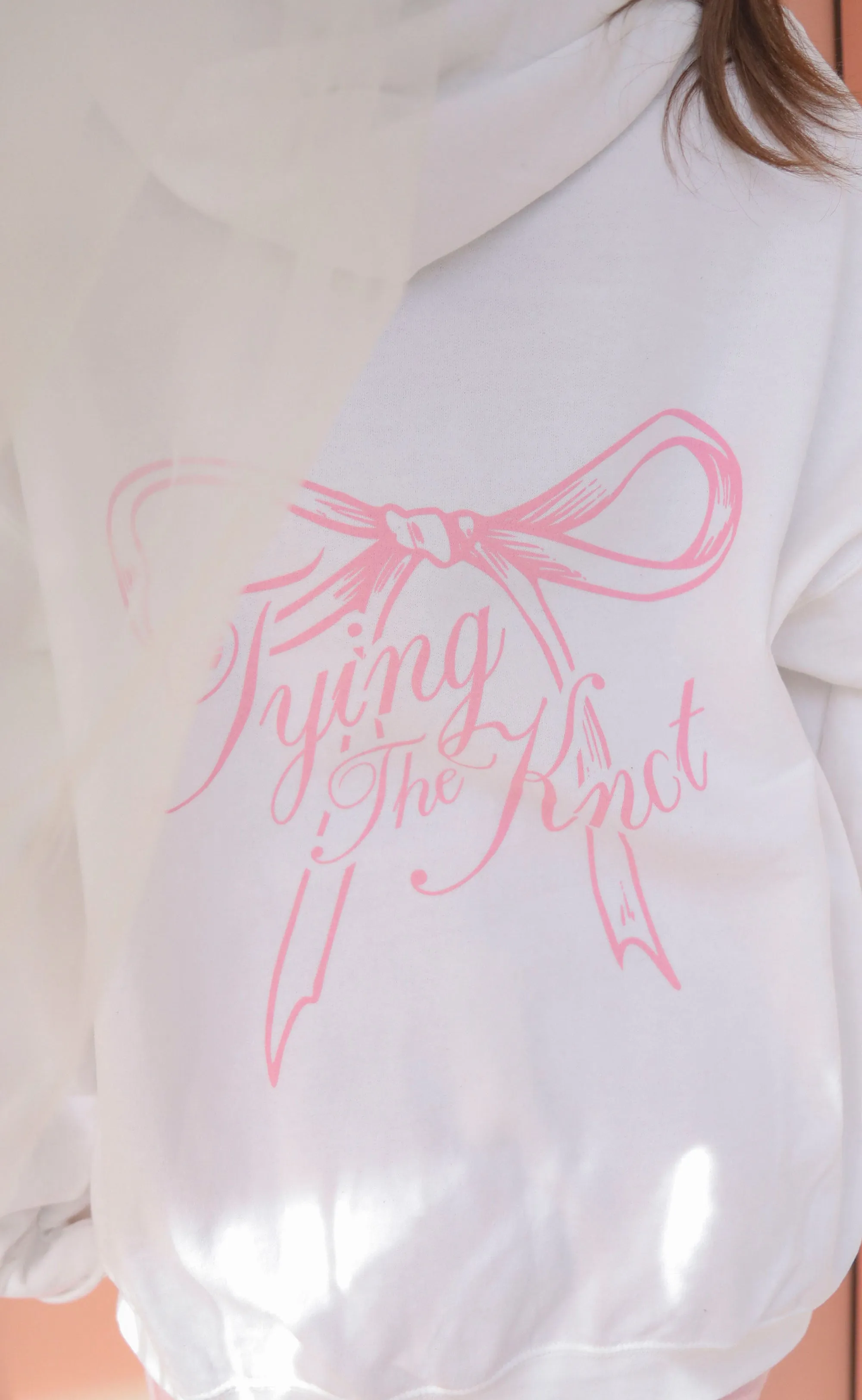 friday   saturday: tying the knot hoodie