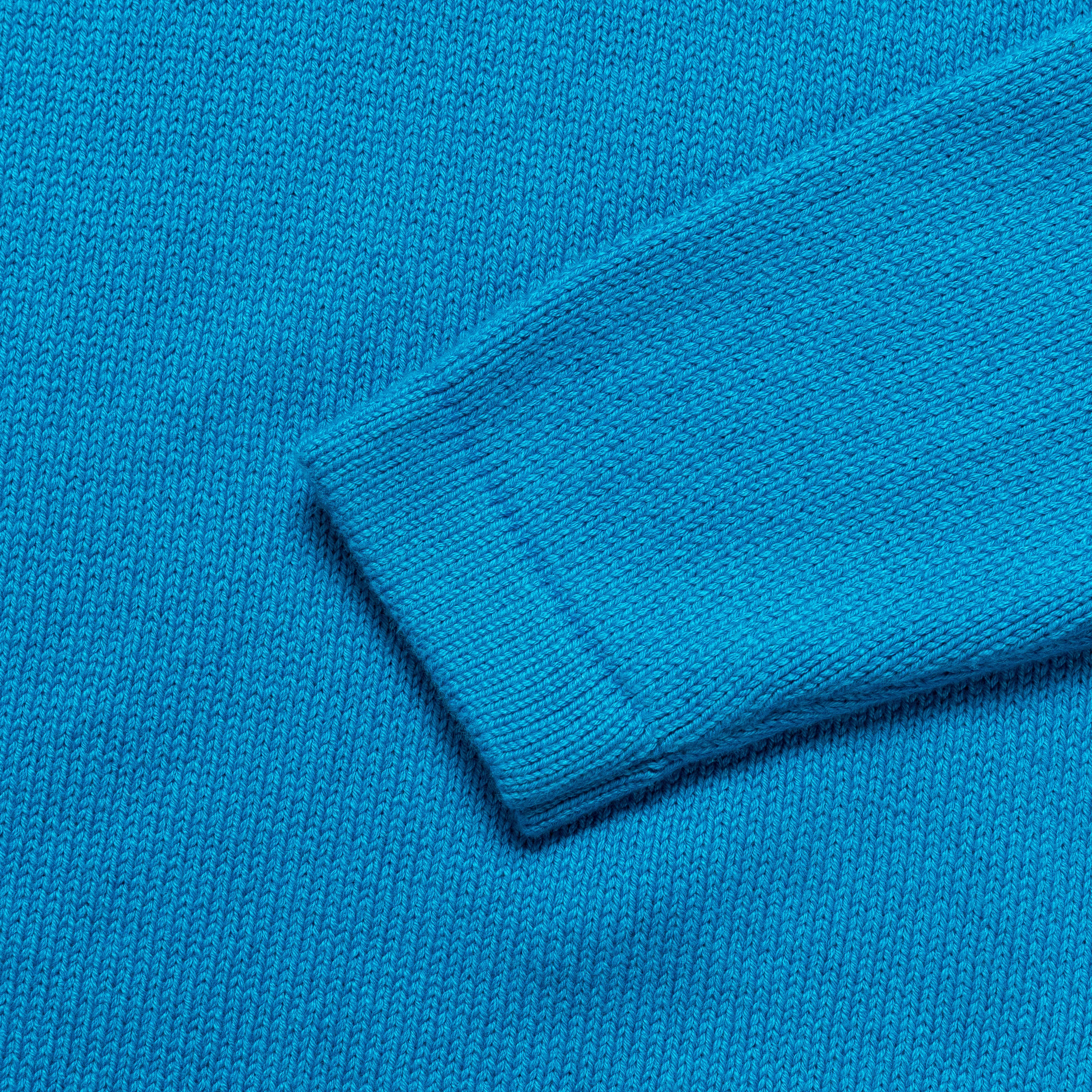 Funnel Neck Sweater - Aqua