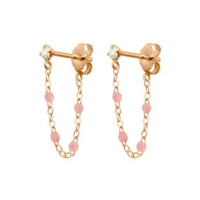 Gigi Supreme Diamond earrings, Blush, Rose Gold