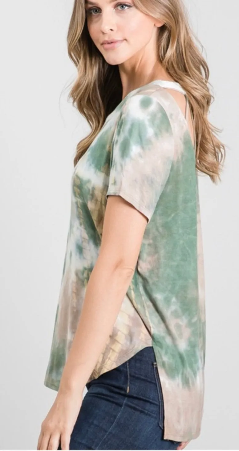 Green W/ Envy Tie Dye