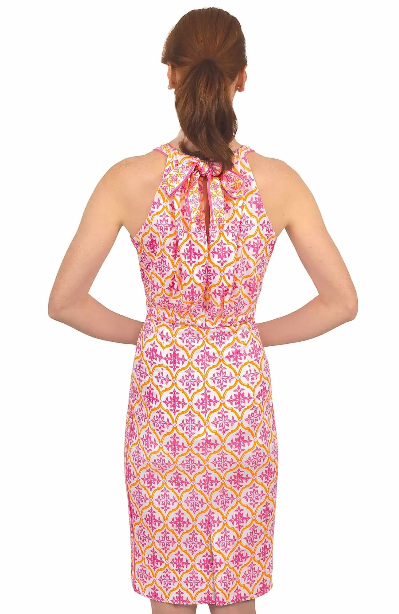 Gretchen Scott Bougie Dress - East India - Pink/Orange*