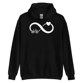 Infinity Heart and E-Bike - Unisex Hoodie