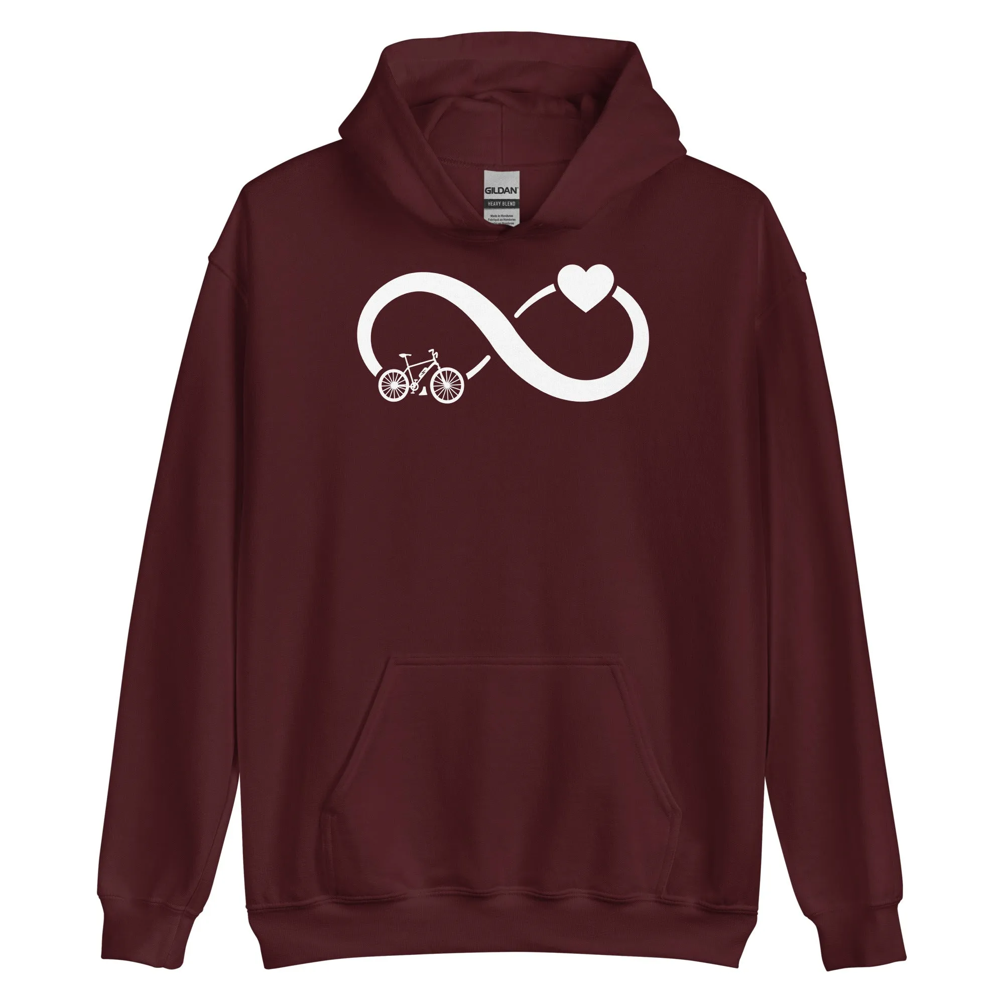 Infinity Heart and E-Bike - Unisex Hoodie