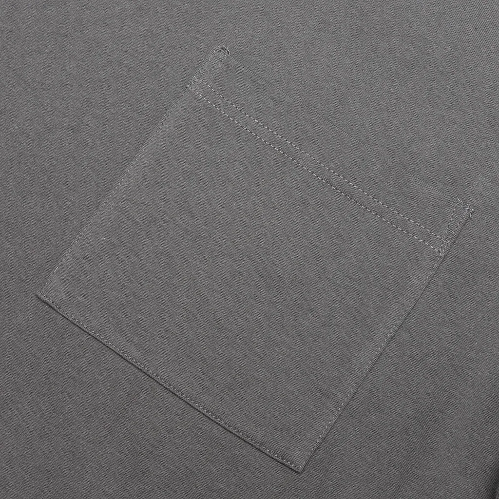 Jersey Braque Pocket Tee - Charcoal