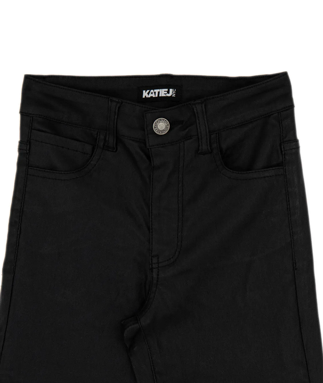 Katie J NYC Girls Jet Coated Pants