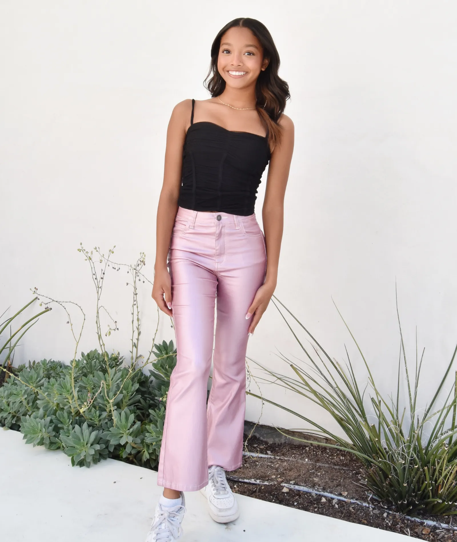 Katie J NYC Girls Jet Coated Pants