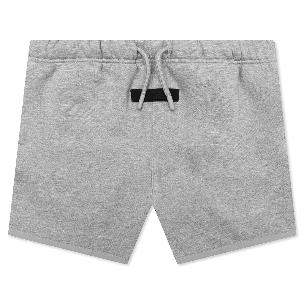 Kids Sweatshort - Dark Heather Oatmeal