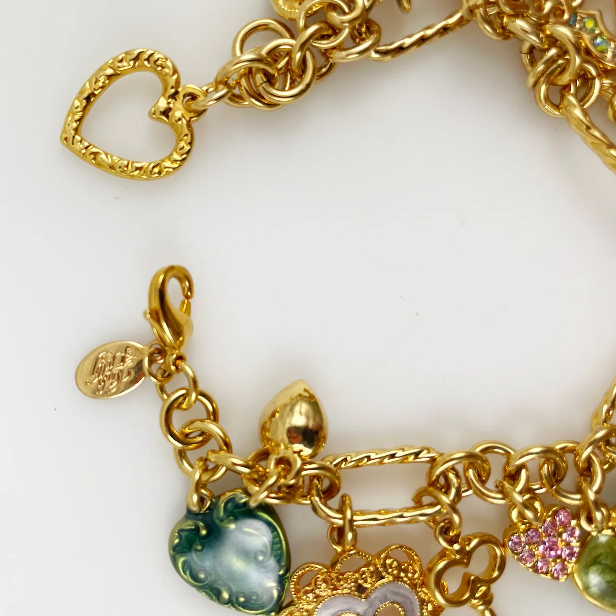 Kirk's Folly Hearts & Keys Loaded Charm Bracelet