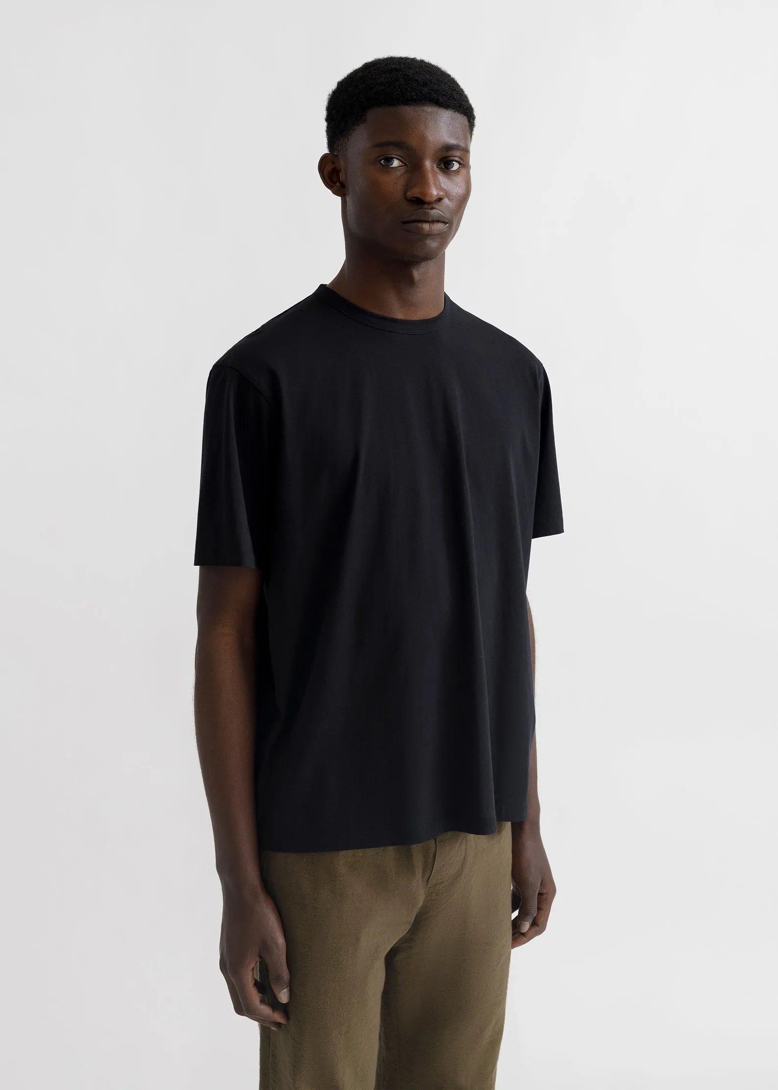 Lightweight Boxy T-Shirt - Black