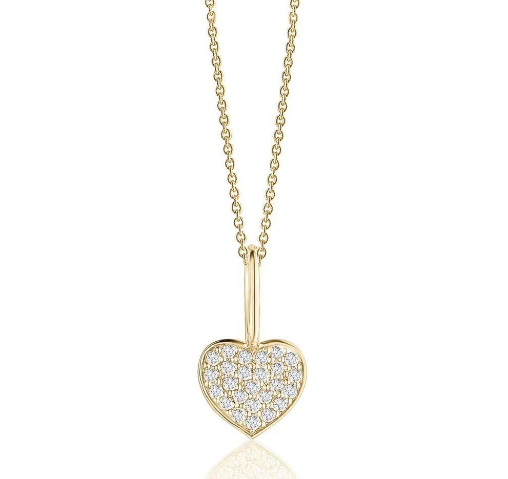 Lovy Heart Pendant (0.20Ctw)