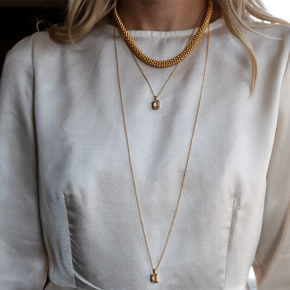 Lydia Necklace / Golden Shadow