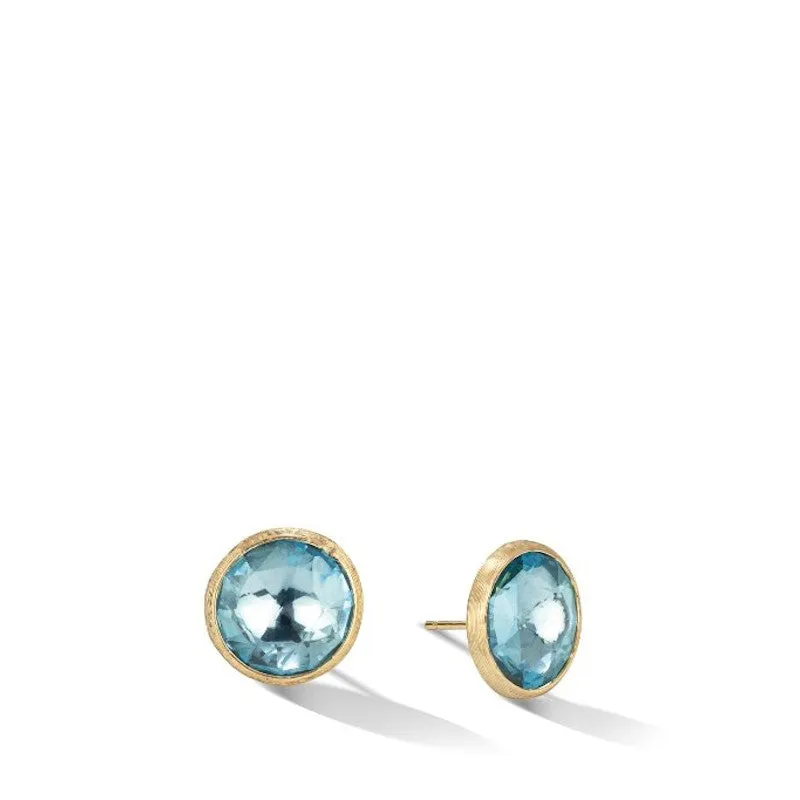 Marco Bicego Jaipur Color Large Blue Topaz Stud Earrings