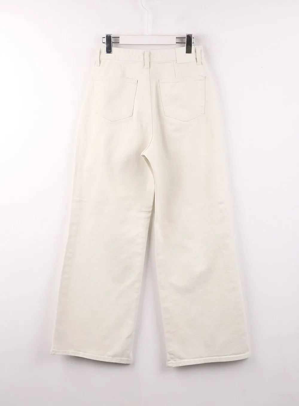 Mid Waist Pocket Wide Leg Pants OF406