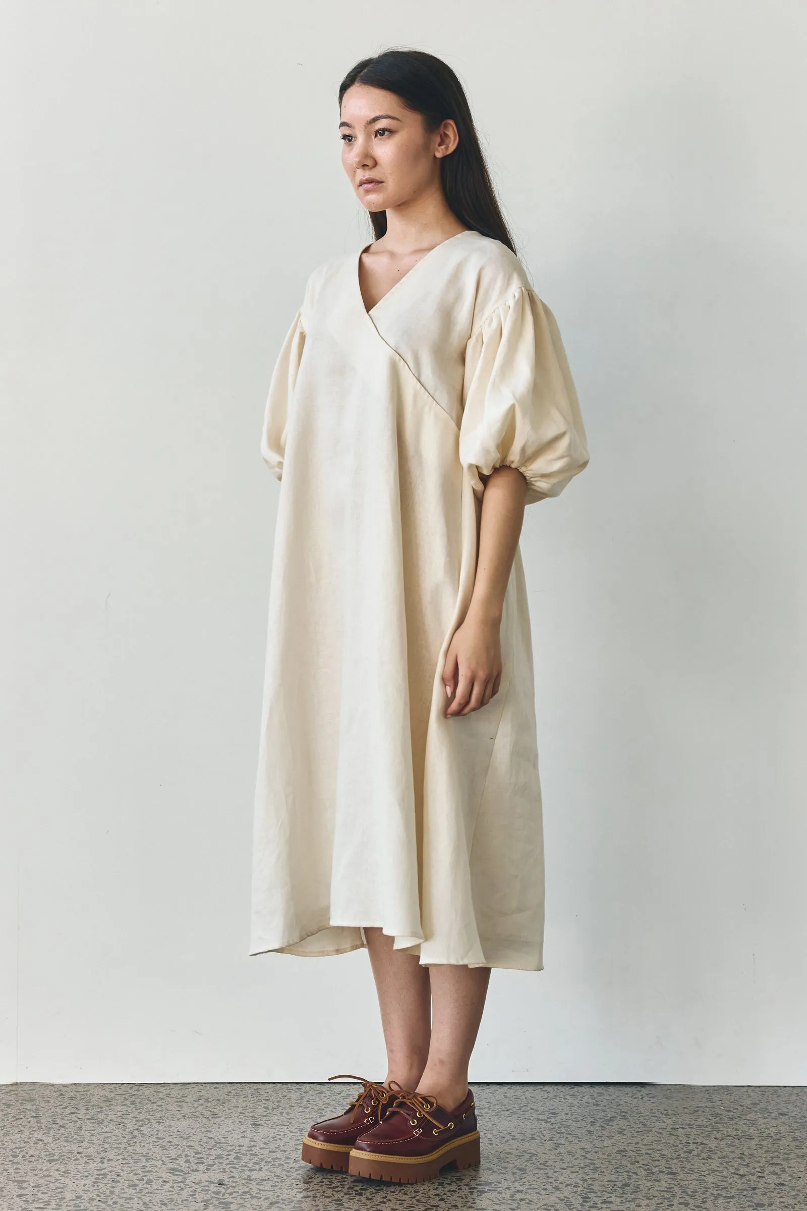 Miu Maxi Dress in Ivory