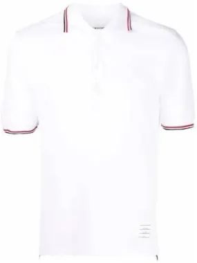 MJP156G Classic Pique Stripe Short Sleeve Polo T Shirt 270503 1021552