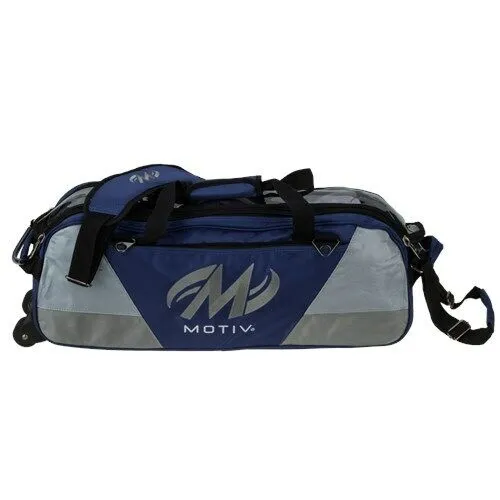 Motiv Ballistix Triple Tote Black/Navy Bowling Bag